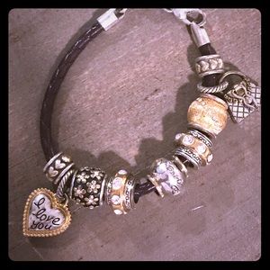 Brighton Jewelry - Brighton leather charm bracelet Brighton Jewelry - Brighton leather charm bracelet